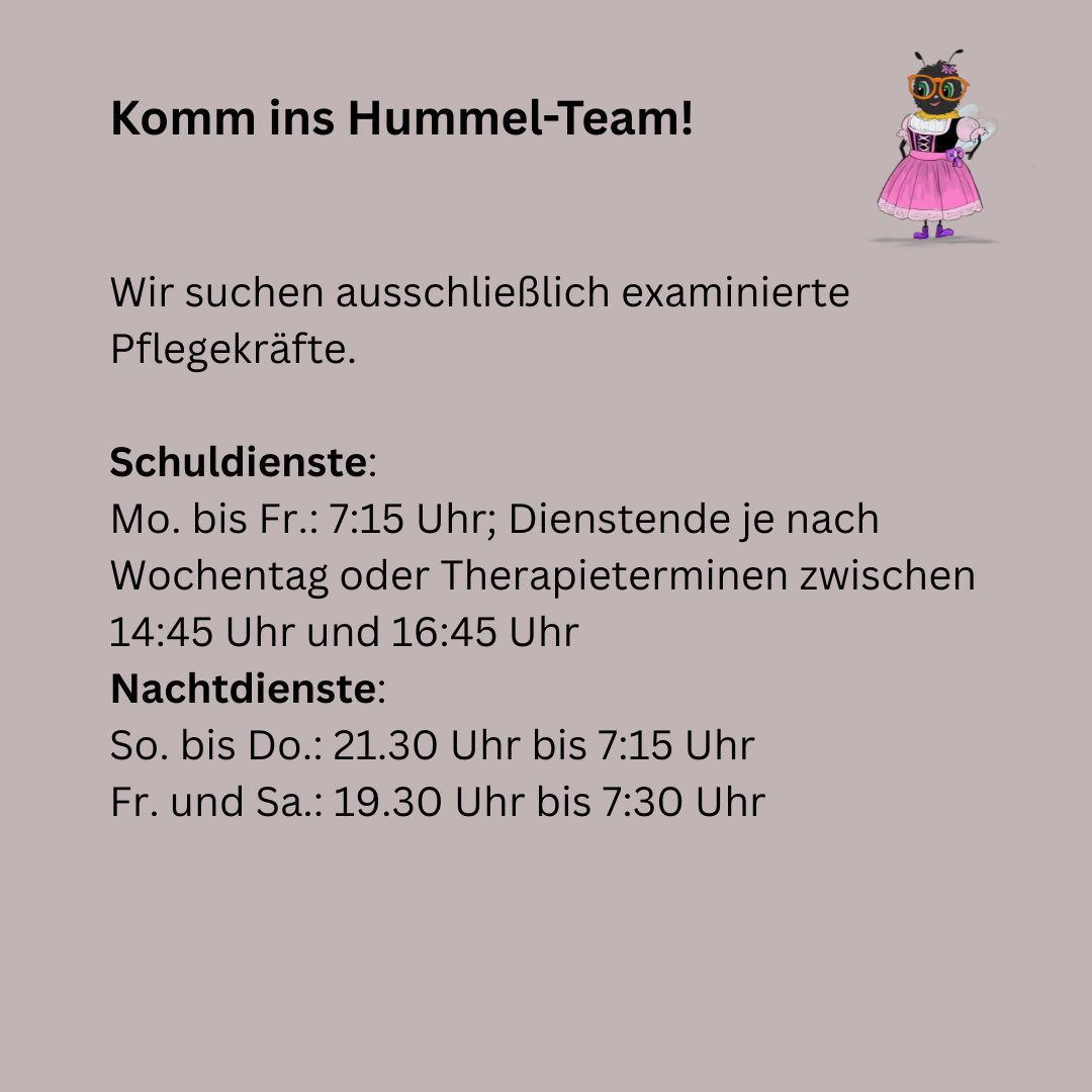 Examinierte Pflegekräfte gesucht