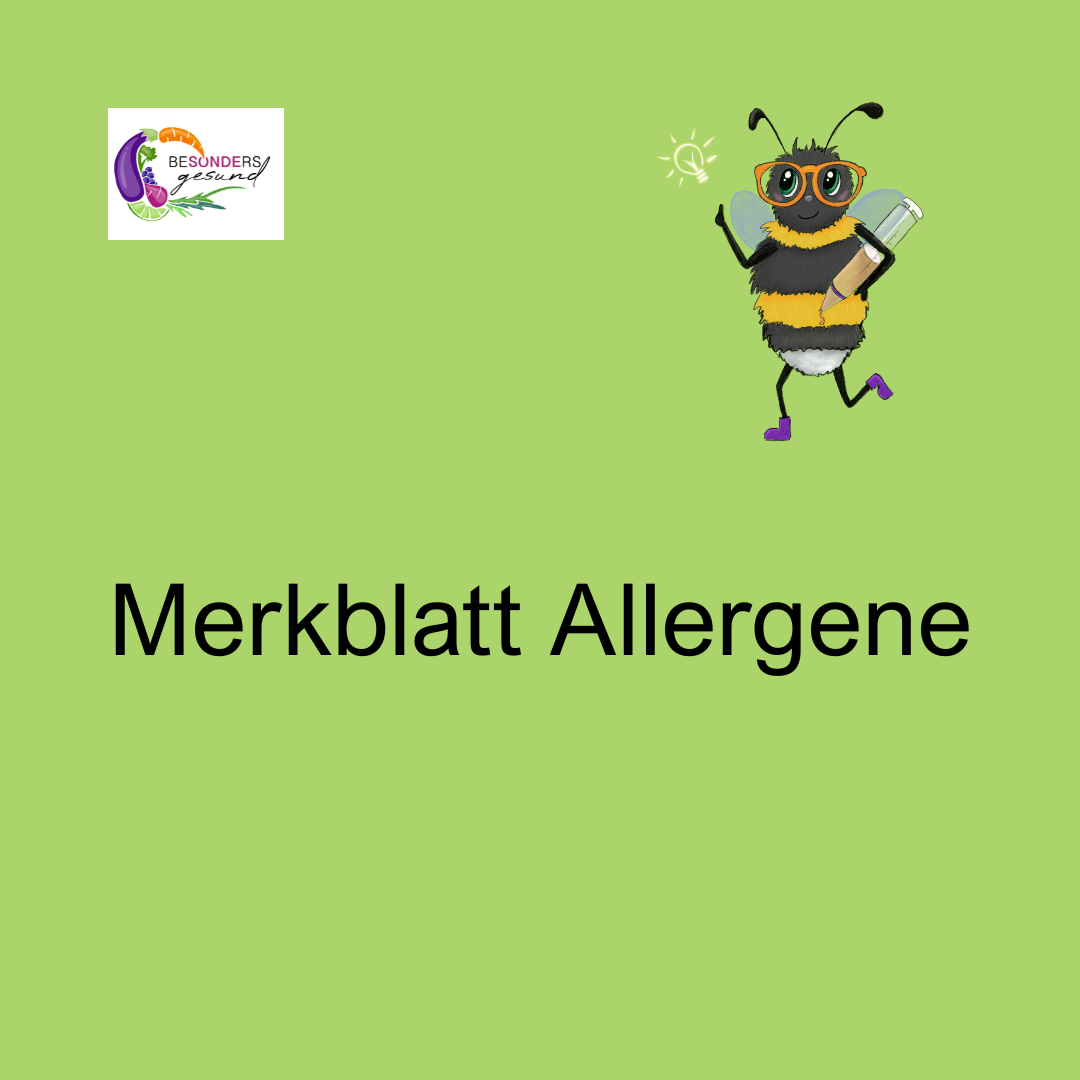 Merkblatt Allergene