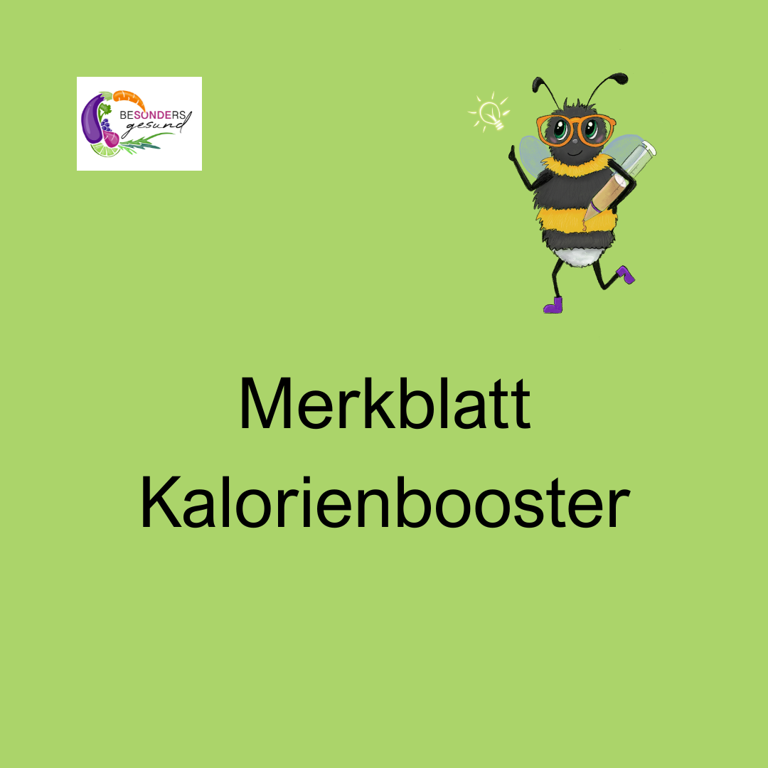 Merkblatt Kalorienbooster